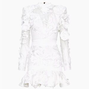 Zhivago Battle Lines Floral Vendetta Minidress NWT